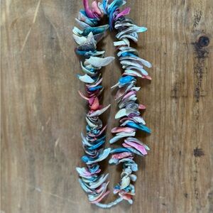 Colorful Natural Shell Necklace – Boho Beach Vibes